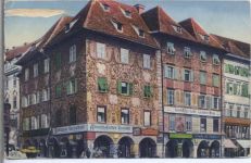 um 1914/18 - Tschechien, Prag, Ansichtskarten-Zentrale,(Verkaufsgeschäft!!), Name rausgeschabt, T,L. Strohschneider