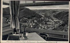 56130 W5427 Bad Ems um 1939 - Bad Ems, Blick vom Restaurant Concordiaturm,Cramers Kunstanstalt KG