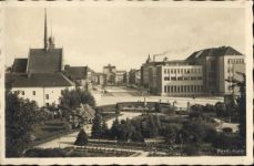um 1940/50 - Pardubice, Ansicht.,J.S.P. AKU2