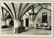 96337 W8642 Lauenstein , Oberfr 1935 - Burg Innenansicht Rittersaal