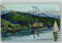 82335 W8137 Leoni , Starnberger See Künstlerkarte