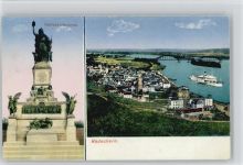 W6220 Rüdesheim am Rhein Nationaldenkmal 1926 AK Bauwerk