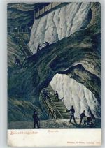 Bergwerg im Inneren 1910 AK Salzbergwerk