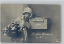 Geburtstag Serien Foto AK 1006-5 Briefkasten
