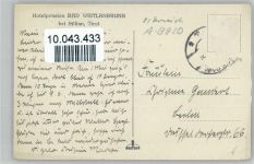 9920 Sillian - Hotelpension Bad Weitlanbrunn
