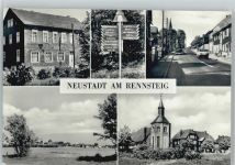 98701 O6314 Neustadt am Rennsteig - FDGB-Erholungsheim Goldener Frosch Bahnhofstraße Kirche