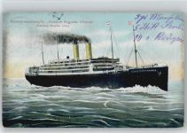 Hadag Schiff Kaiserin Auguste Viktoria - Hamburg-Amerika Linie Dampfer Auguste Victoria / Dampfer Viktoria