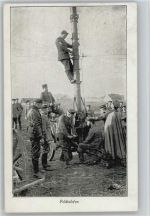 Feldtelefon - Militär - Funker - 1916 AK Militärtechnik