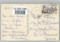 Bayonne - Frankreich - Kind steht suf dem Hund - Leporello - Briefkasten