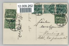 Neujahr - Foto 1922 AK Pelzstola - Serie 35021-5 Briefkasten