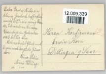 Schwarz-Weiss-Rot - WK I - Tauben mit Briefe - Briefkasten
