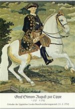 Adel - Graf Simon August zur Lippe - Gründer der Landes-Brandversicherungsanstalt - Adel Schaumburg-Lippe