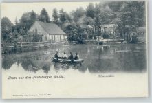 32805 W4934 Leopoldstal , Lippe - Waldgaststätte Pension Silbermühle ex Sammlung Busse