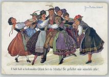 Nr. 204 Trachten - Böttcher, H. Künstlerkarte