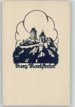 Burg Karlstein Schwindt, A. Künstlerkarte