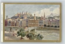 Salzburg Verlag Kerber Nr. 19 - Straßenbahn Compton, T. Künstlerkarte