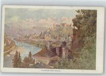 Salzburg von Mülln gesehen Verlag Kerbel Nr. 20 - Compton, T. Künstlerkarte