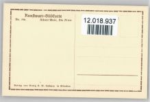 Nr. 196 - Albert Welti - "Die Alten" Typen Kunstwart Postkarte Künstlerkarte