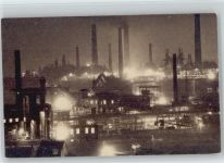 W6620 Völklingen Eisen Werke bei Nacht Stahlbau
