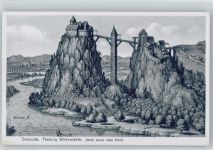 88637 W7795 Leibertingen Künstlerkarte Festung Wildenstein