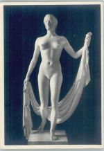 Skulptur von Arno Breker "Schreitende" Erotik - Film-Foto Verlag Nr. 36 Foto AK Breker, Arno WK II