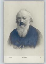 Verlag AL Nr. B 107 Foto AK Brahms, J.