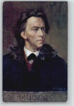 Chopin - B.K.W. 874-5 Chopin, F. Künstlerkarte