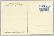 Das schöne Deutschland Bild 10 - Heilsberg Schloßhof - WHW Lotterie 1934-35 AK WHW
