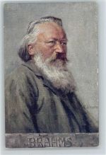 B.K.W. 874-10 Brahms, J. Künstlerkarte
