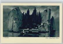 Die Insel der Toten Böcklin, A. Künstlerkarte