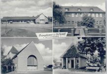 48565 W4430 Borghorst , Westf - Don Bosco Heim von Galen Schule Marienkirche Ehrenmal