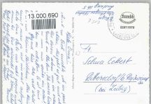 73240 W7317 Wendlingen am Neckar - Rathaus Postamt Kirche Kreis-Sparkasse