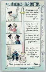Militärisches Barometer Reserve 1910