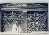 La Crypte - Ossements des Matyrs Skelett 1917