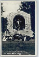 Wien - Denkmal -Foto AK Strauss, J.