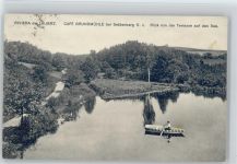 Stadt Seidenberg / Zawidow - Cafe Grundmühle Ruderboot
