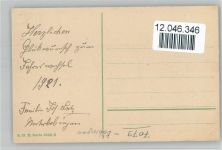 Gruss aus Unterböbingen - Vergissmeinnicht, litho Glitzer AK mit Glitzer