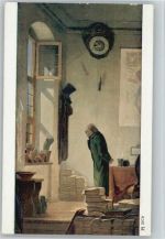 Ackermann Serie 289 Gemälde von Spitzweg "Der Kaktus Kaktus