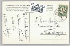 Besteck, Hühnerschenkel, Flasche Wein, Früchte - Stilleben Schönian, A. Künstlerkarte