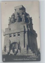 Völkerschlacht Denkmal in Leipzig Foto AK Reichseinigungskriege 1864-1870/71 1915
