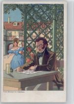 im Vaterhaus beim komponieren Schubert, F.