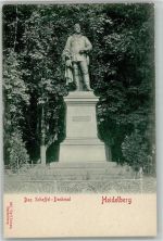 Heidelberg Scheffel Denkmal - Dichter Schriftsteller Victor v. Scheffel