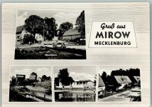 17252 O2083 Mirow , Meckl - Marktplatz Schleuse HO-Gaststätte Strandhalle Siedlung