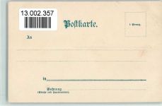 und sein Wohnhaus - Litho Artist Anstalt Serie I Nr. 15919 Liszt, F. 1898