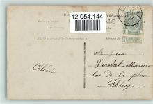E.N. Nr. 227 Color Foto AK Nonne am Kreuz, Rosen ranken Mönch 1909