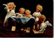 W 85 - Engel Stoffpuppen "Schlaf Kindlein schlaf Elli Riehl