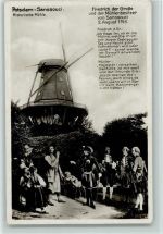 Potsdam hist. Mühle - Friedrich und der Mühlenbesitzer Adel Friedrich der Große
