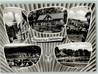 36381 W6490 Schlüchtern - Evangel. Kirche Acis-Brunnen Siedlung Schwimmbad