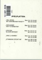 Medium Terzett keine AK Autogramm Schlagersänger