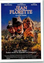 Jean Florette mit Gerard Depardieu AK-Format, keine AK-Rückseite Filmtitel Werbung